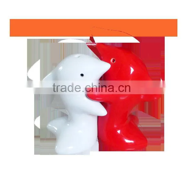 Wedding Favor Cartoon Funny Shape Ceramic Cute Salt and Pepper Shaker photo-6