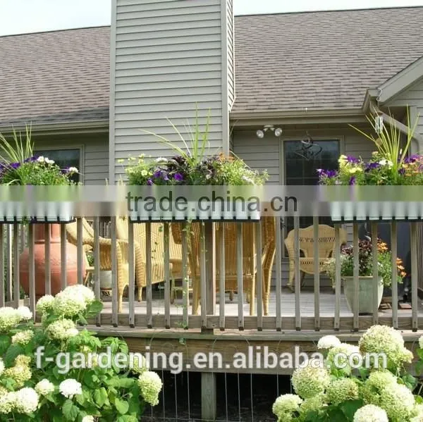 Self Watering Plastic Garden Planters Rectangular Planter Box photo-3