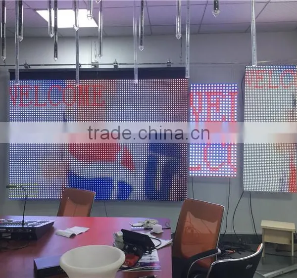 Hot Selling Flexible Led Vedio Curtain P25 for Wedding Stage Decoration photo-3