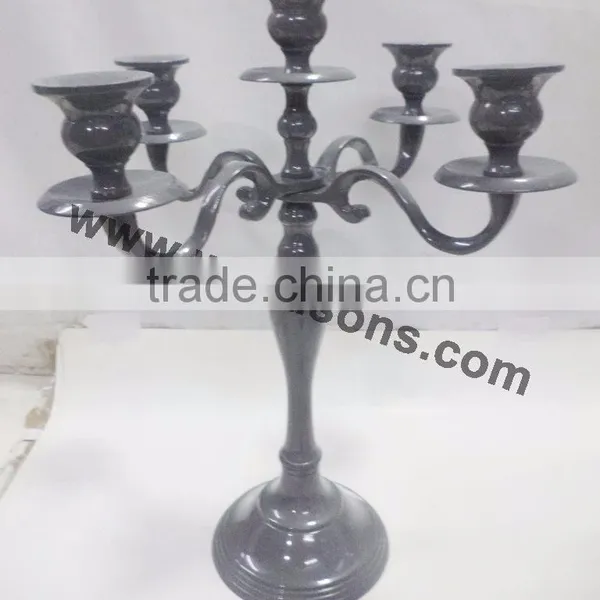 Black Candelabra Centerpieces photo-5