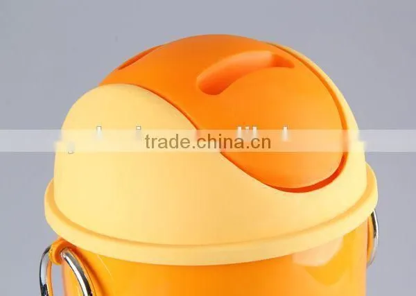 Rubbish Bin Household Garbage Can With Ears/Plastic Trash Can photo-2
