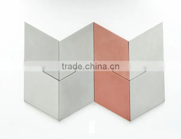 Grey Black Concret Cubic Porcelain Floor and Wall Tile photo-2