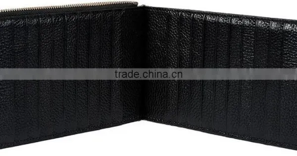 Genuine Leather Multi Card Holder Wallet With Zipper Pocket for Men&Women photo-5