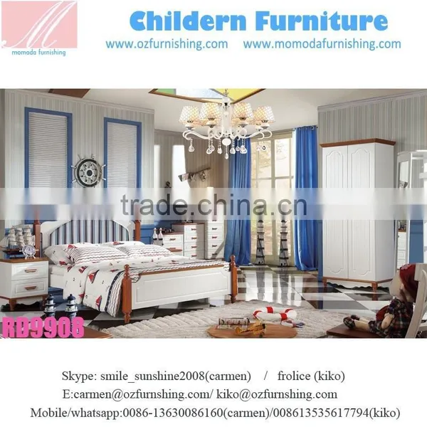 RD9907 Hot Sale 2017classic Brown N White Traditional Matching Bedroom Cheap Home Furniture Queen Size King Size Bedroom Set photo-4