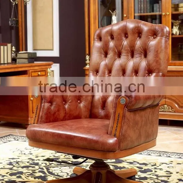 YB29 Luxirious Cherry Wood Executive Office Desk Office Furniture /Classical Luxury Italian Design Solid Wood Office Table photo-5