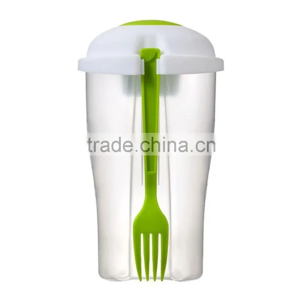 2017 New Salad to go Mug With Dressing Container & Fork photo-2