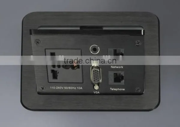 Air Support Desktop Electric Power Strip Socket With Usb Intereface