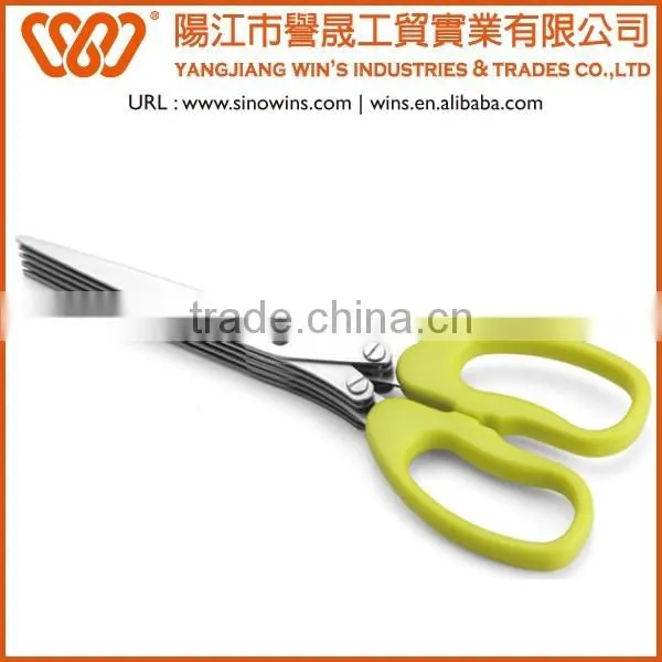 B2604 3 Layers of Blades Stainless Steel Herb Scissors photo-6