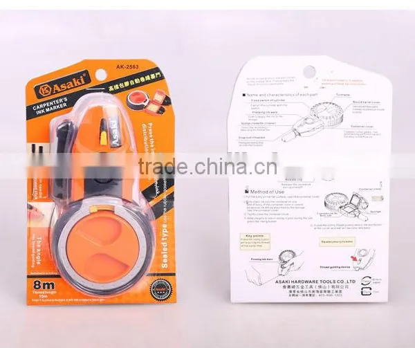 AK-2563 Hot Selling New Automatic Chalk Line Reel/Chalk Line Set photo-6