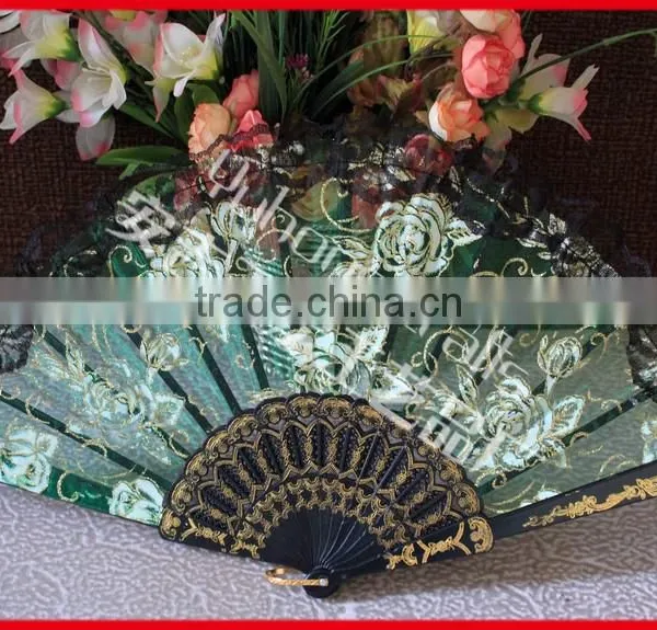 Promotional and Wholesale Plastic Lace Fan photo-4