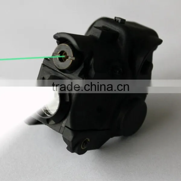 Super Compact Tactical Green Laser Sight Scope With Strobe 80 Lumens CREE Q5 Led Light Combo (FDA Certified) photo-3