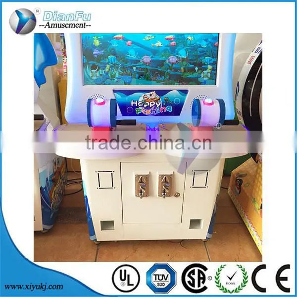 2016 Hot Sale Ticket Redemption Happy Fishing Kids Coin Operated Game Machine With 22 Inch Lcd Csreen photo-2