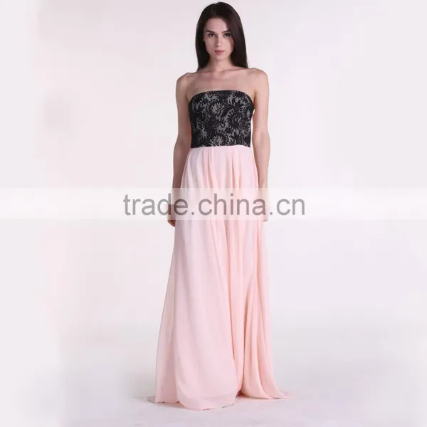 Long Chiffon New Style Western Party Wear Woman Off The Shoulder Best Pattern One Piece Sale Evening Dress photo-3