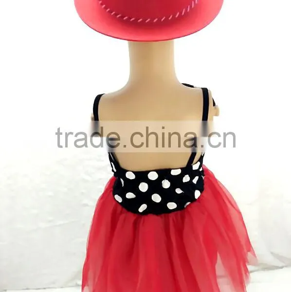 2017 New Model Girl Dress Kids Dress Frock Design for Baby Girl Little Girls Party Dot Dresses photo-2