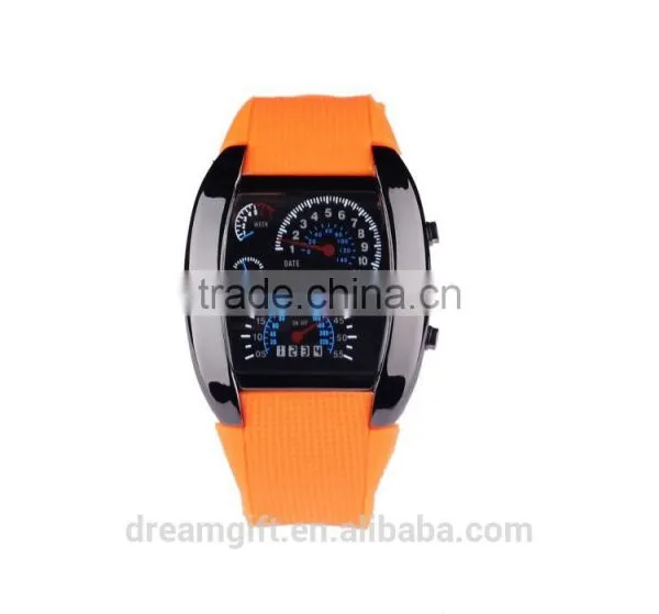 Stock Wholesale 2015 LED Digital Watches Men's Aviation Sector Dashboard Watches Watches Fashion for Men Women Watch photo-3