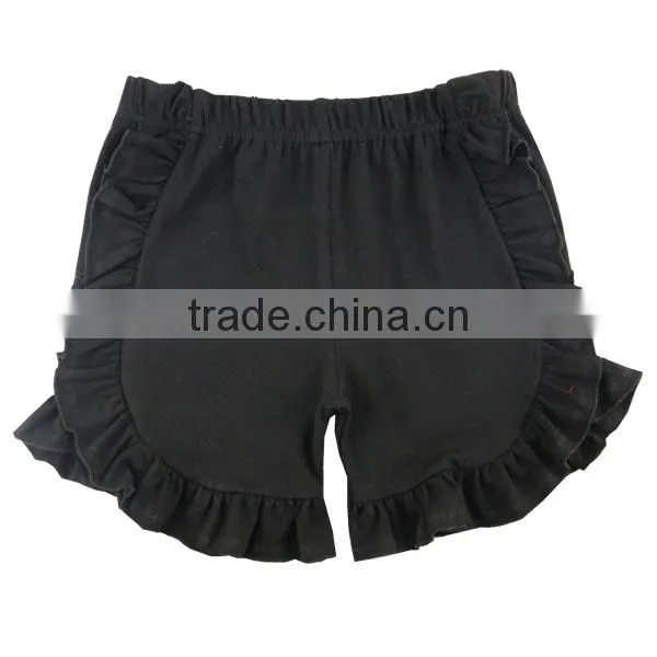 Best-selling Boutique Baby Clothing Infant&toddler Clothes Baby Icing Ruffle Solid Blank Infant Baby Shorts photo-6