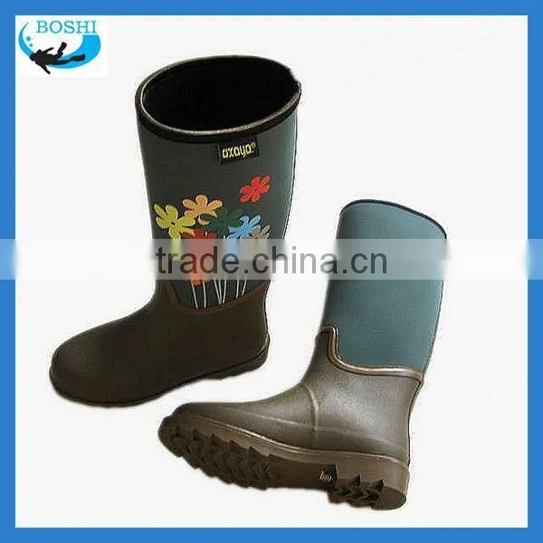 Women Rubber Rain Boots Ladies Fashion Rubber Rain Boot