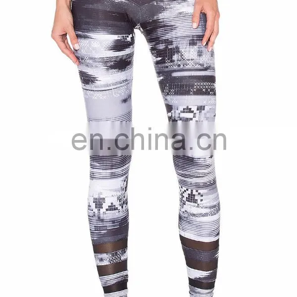 Custom Design Casual Yoga Wear Sex Compression Pants Women Printed Fitness Leggings photo-5