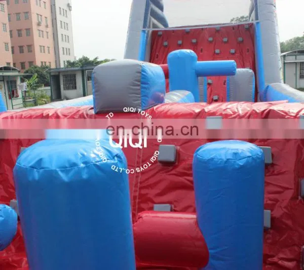 2017 Inflatable Bouncer Jump Castle Obstacle Course With Slide Fatcory Price photo-4