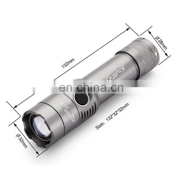 Wholesale Price Build in Lithium-ion Battery Rechargeable Led Flash Torch Night Light With Socket photo-6