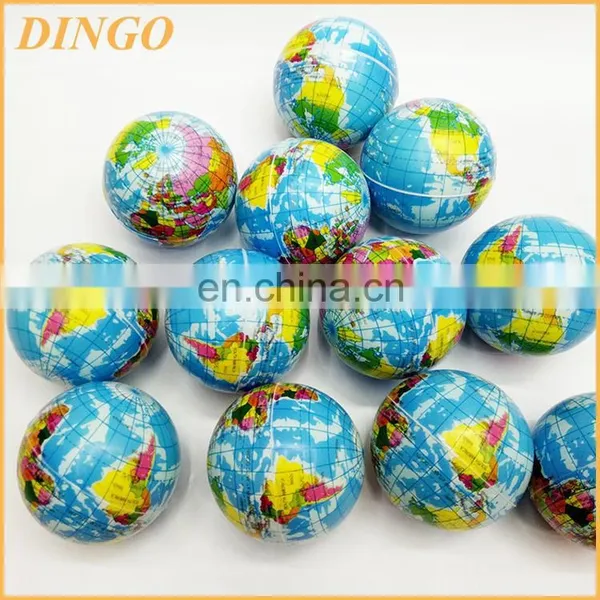 Eco-friendly New Design Globe pu Stress Ball photo-2