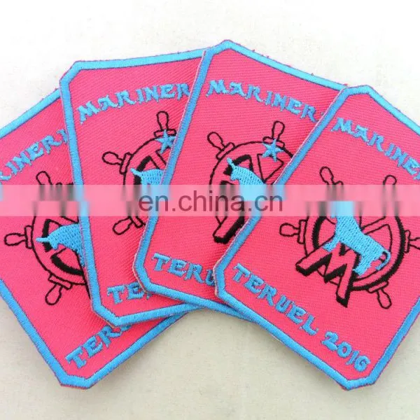 Custom Promotional 100% Polyester Cartoon Embroidery Patches Sew on photo-5