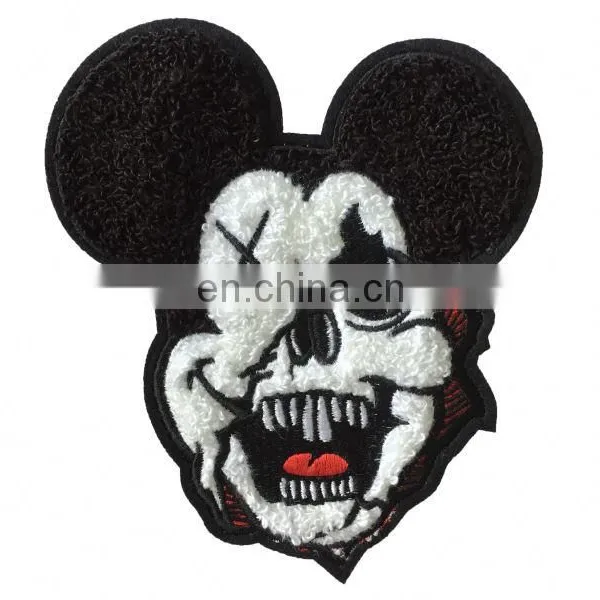 Wholesale Cheap Custom Beautiful Letter Embroidered Chenille Patch photo-4