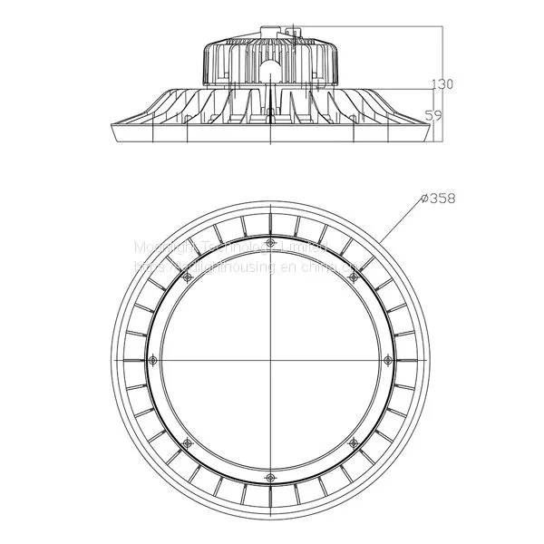 LED High Bay Housing MLT-HBH-CS-II photo-2