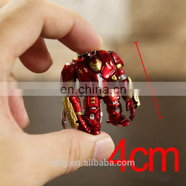 Avergers Age of Ultron Hulk Buster Iron Man Keychain 4cm Action Figure Keychain photo-2