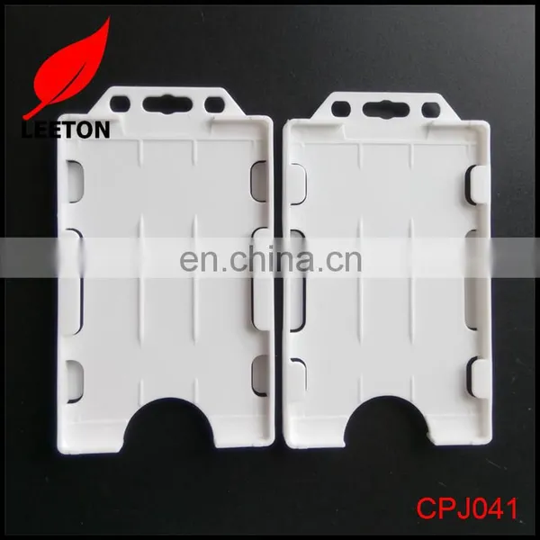 Factory Supply Two Sided Vertical Rigid ID Badge Holder photo-2