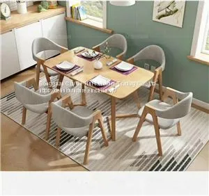 Rectangular Japanese dining table