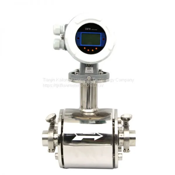 Stainless Steel Hygienic Sanitary Electromagnetic Water Flow Meter