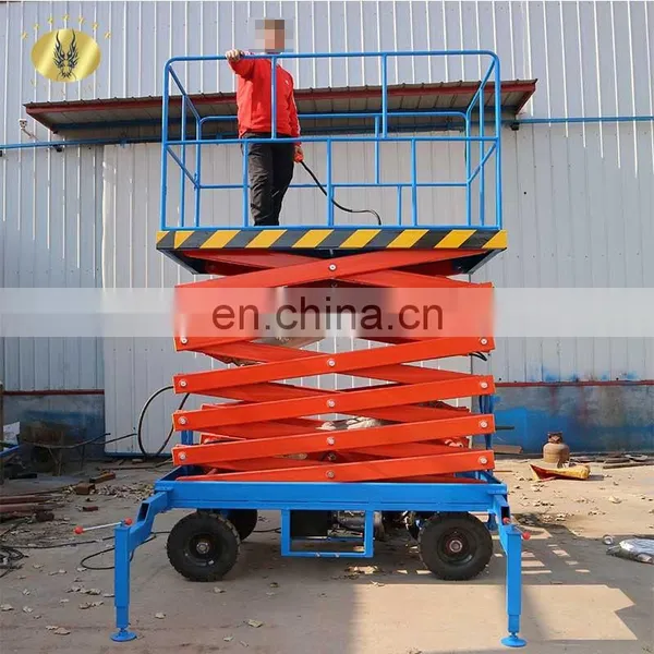 7LSJY Shandong SevenLift 500kg China Hand Operated Portable Manual Electric Scissor Lift Platform Machine photo-5
