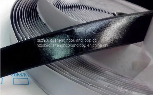 70% Nylon 30% Polyester Self Adhesive Hook and Loop With Strong Rubber Adhesive Glue photo-2