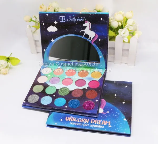 20 Colors Shimmer Eyeshadow Palette Waterproof Glitter Palette photo-3