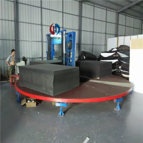 Automatic Rotary Table Horizontal Circle Sponge Cutting Machine photo-2
