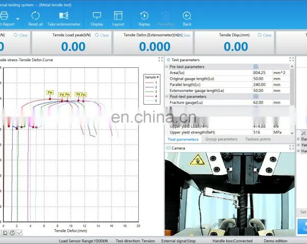 WEW-1000D 1000kn Computer Display Hydraulic Universal Material Tensile Test Equipment photo-7