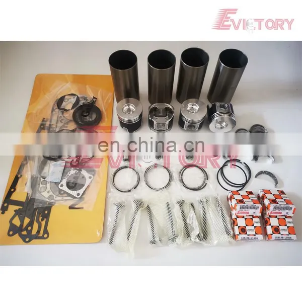 4TNV88 Engine Rebuild Kit Piston Ring Liner Gasket Bearing Con Rod