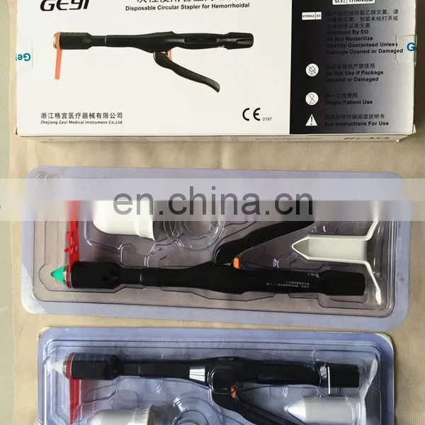 Geyi PPH Stapler Disposable Surgical Circular Stapler for Hemorrhoids CE ISO Certified photo-4