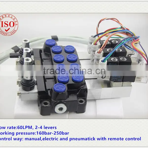 4 Way Hook Arm Machine Remote Control Electric Hydraulic Valve photo-2