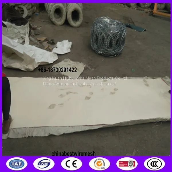 High Security Flatwrap Razor Barbed Wire Roll For Flat Razor Wire Panel photo-4