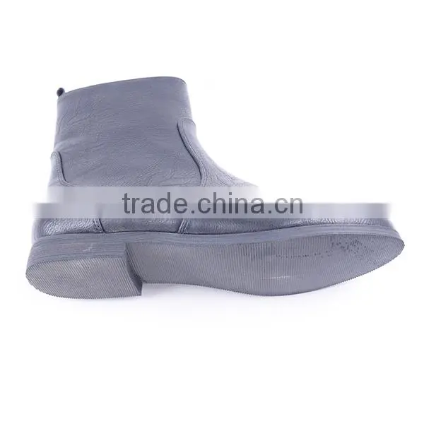 Factory Promotion Wholesale Patchwork Women Flat Ankle Boots With Side Zipper photo-6
