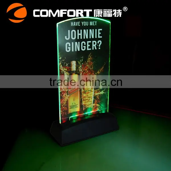 Special Price Promotional Lighted Club Led Menu Covers,led Menu Holder photo-5