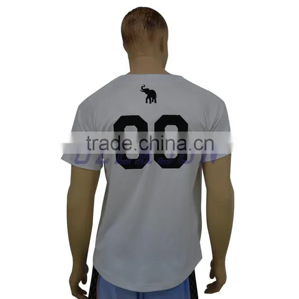 Custom Short Sleeve Baseball Uniform Sublimated Dri Fit Blank Baseball Jersey photo-6