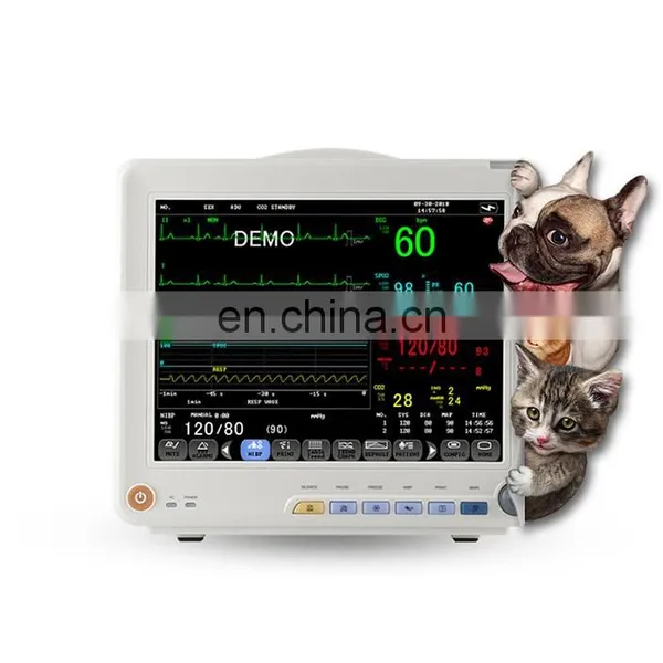 Home Use and Hospital Clinic Veterinary Multiparameter Monitor Veterinary Monitor