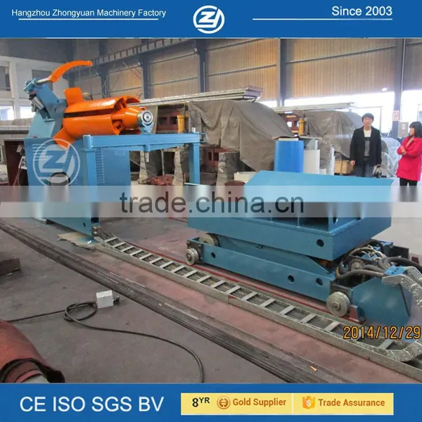 10 Ton Hydraulic Uncoiler With Coil Car photo-2