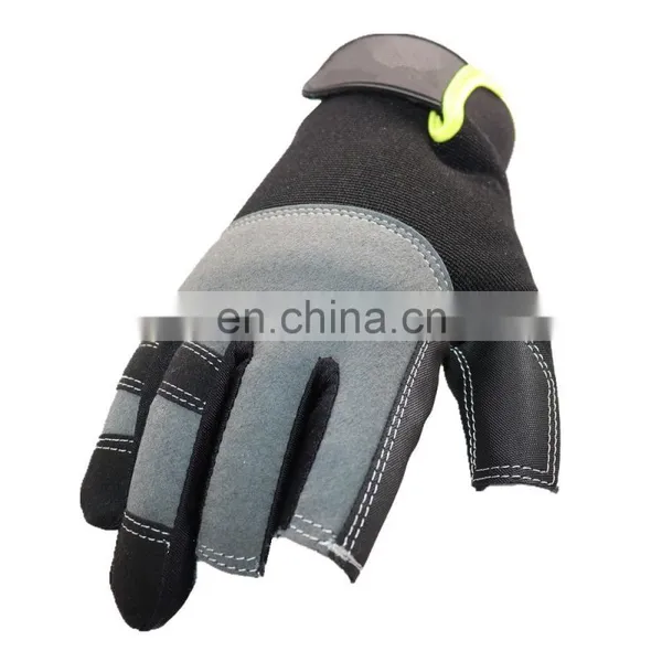 SONICE Hand Gloves Mechanic Safety Tools Gloves Mechanical Work Anti Vibration Safety Gloves photo-2