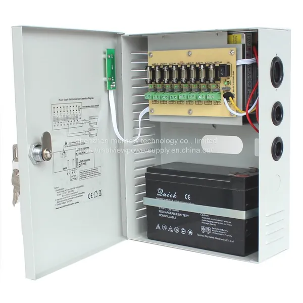 Multiple Output 4CH 13.8V60W CCTV Camera UPS Uninterruptible Power Supply With Battery Charge Function Ce FCC photo-3