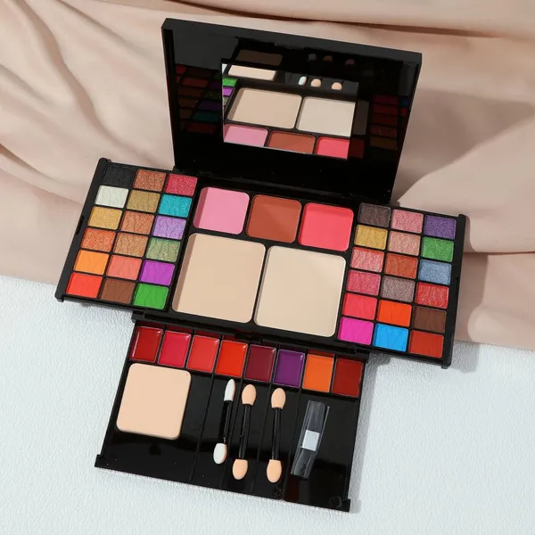 Factory OEM Large Makeup Box Set With Make up All in Oneset Packaging Conjunto De Maquillaje photo-2