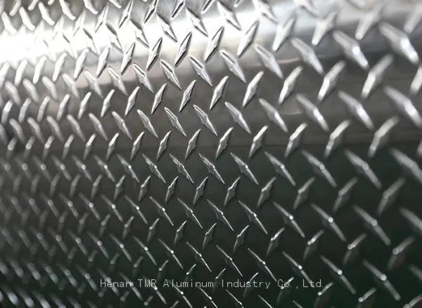 1200 Aluminum Diamond Plate for Wind Tower Internals & Marine Decking– Truck Bed, Loading Ramps, Cold Storage Floors (Non-Slip, T6, 0.4-8mm)